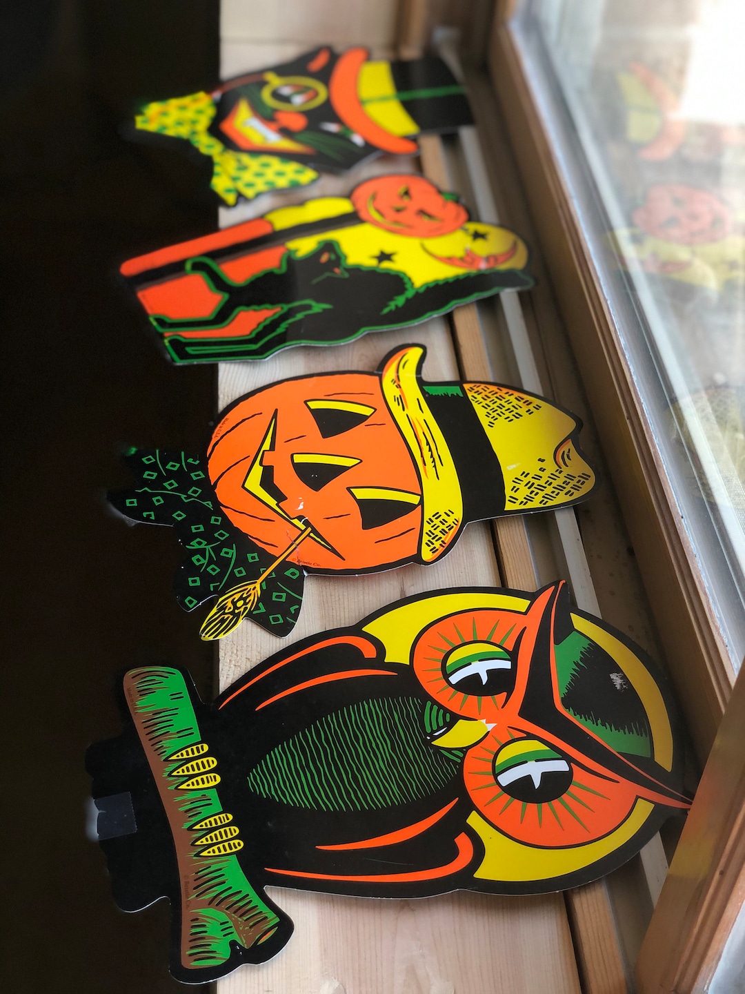 Vintage Halloween Biestle Die Cut Paper Decorations Jack Etsy