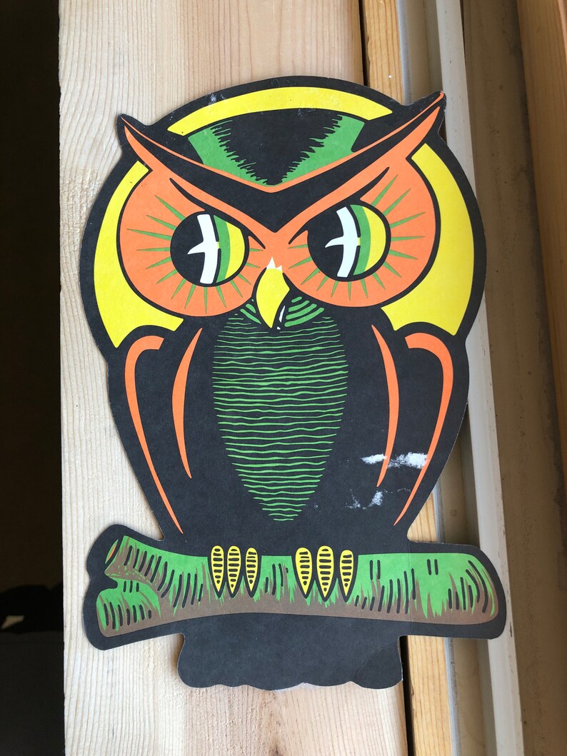 Vintage Halloween Biestle Die Cut Paper Decorations Jack Etsy