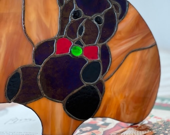 Stained Glass Teddy Bear, Stained Glass