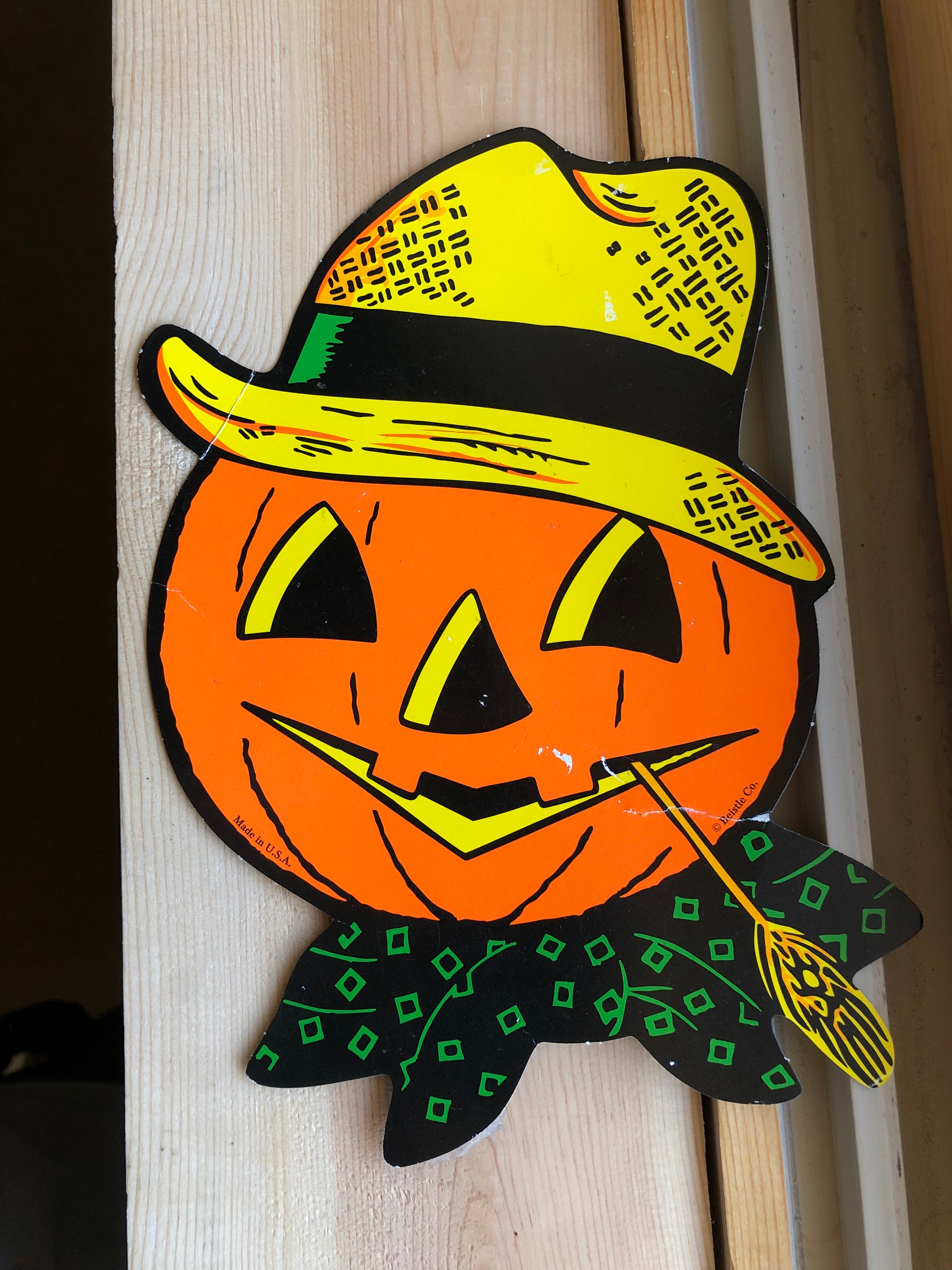 Vintage Halloween Biestle Die Cut Paper Decorations Jack Etsy