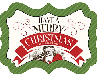 Carta Bella - Have a Merry Christmas- Chipboard Accents CBHMC45017