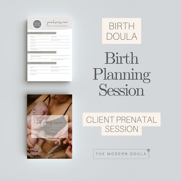 Doula Prenatal Appointment, Birth Planning, Birth Doula Client Visit, Doula Forms