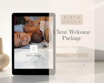 Birth Doula Client Welcome Package, Doula Welcome Packet, Editable Doula Business Forms, Doula Client Forms, Birth Doula New Client Package