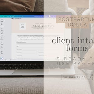 Postpartum Doula Intake Forms, Doula Intake Questions, Postpartum Doula Business, Doula Contract, Doula Intake Digital Forms, Client Notes