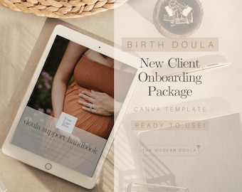 Birth Doula Client Onboarding Package, New Client Forms, Doula Business Resources, Doula Client Welcome Packet, Birth Plan, Client Handout