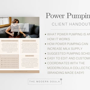 Power Pumping Handout.pdf Power Pumping Breastfeeding Client Handout, Lactation Consultant Forms ...