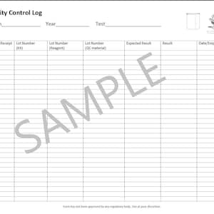 QC - Registro del controllo qualità