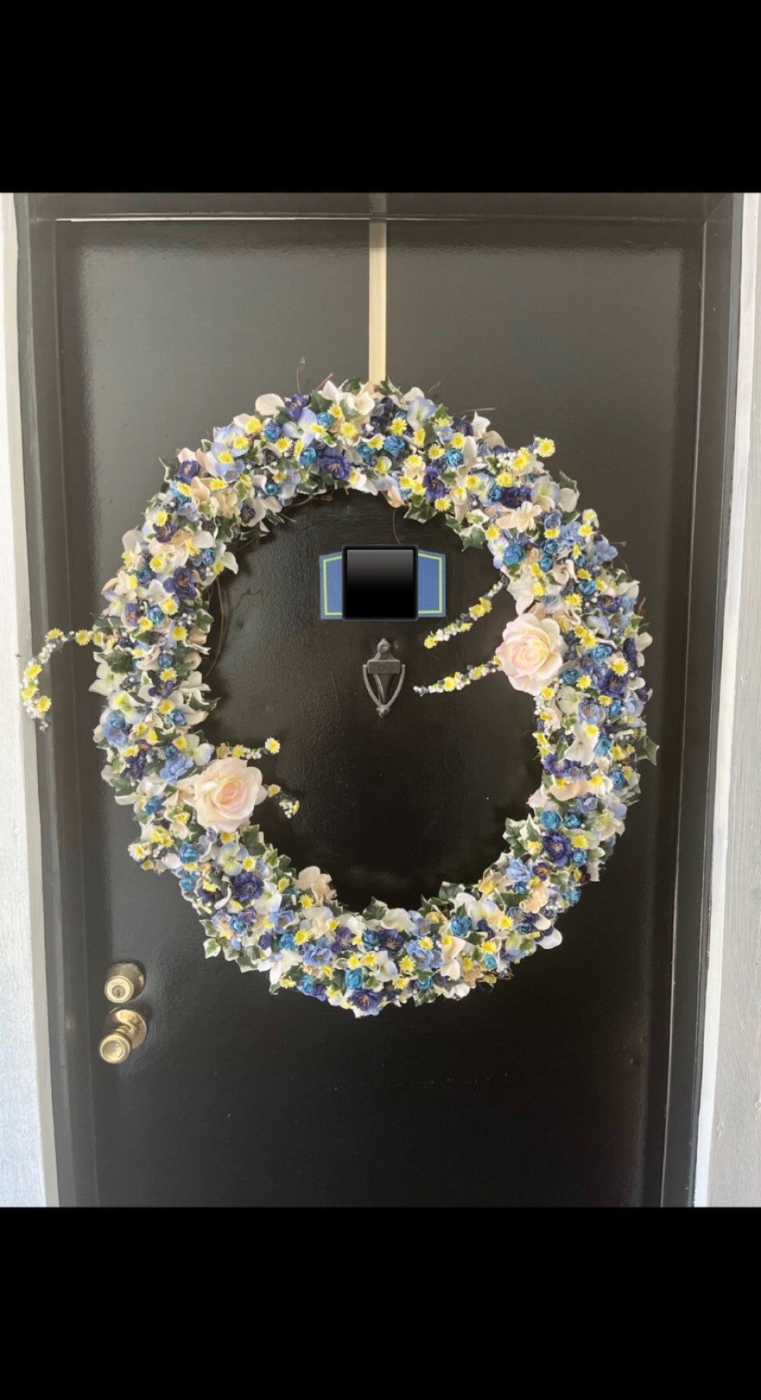 Custom Made Flower Wreath/ Fake Flower Wreath/ Design Your Own Etsy