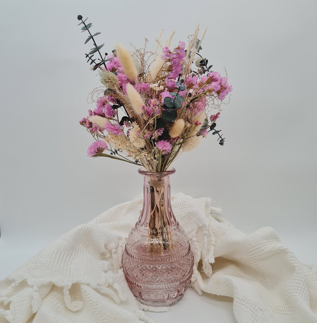 Small Dried Flower Bouquet for Vase, Dried Flower Decoration for Table