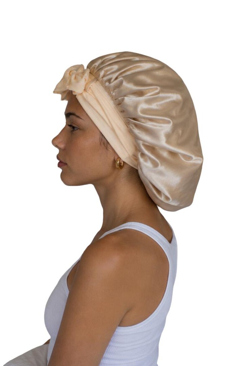 Maschera per dormire di lusso in pura seta di gelso / Maschera per dormire regolabile in seta / Maschera per dormire in seta da 19 momme con imbottitura morbida di lusso / Maschera per dormire da viaggio immagine 19
