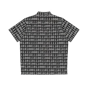 Binary Code Computer Programmer Hawaiian Style Shirt, Programming ...