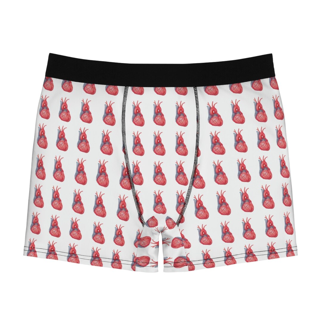Anatomical Heart Boxer Briefs for Nurses and Cardiologists; Biology ...