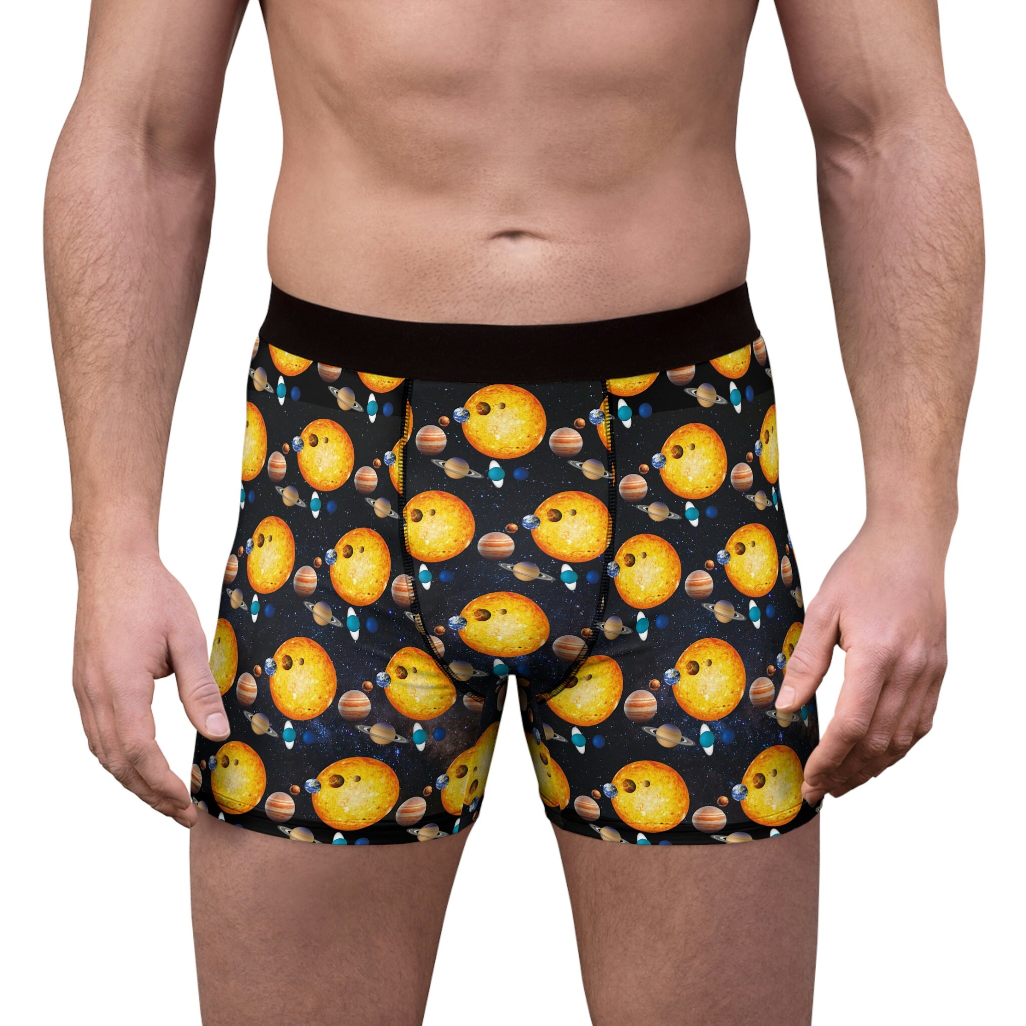 Calzoncillos tipo boxer del Sistema Solar ropa interior con tematica cientifica ropa interior de astronomia divertida y nerd Ropa interior unisex con estampado de sol y planeta. Etsy Espana