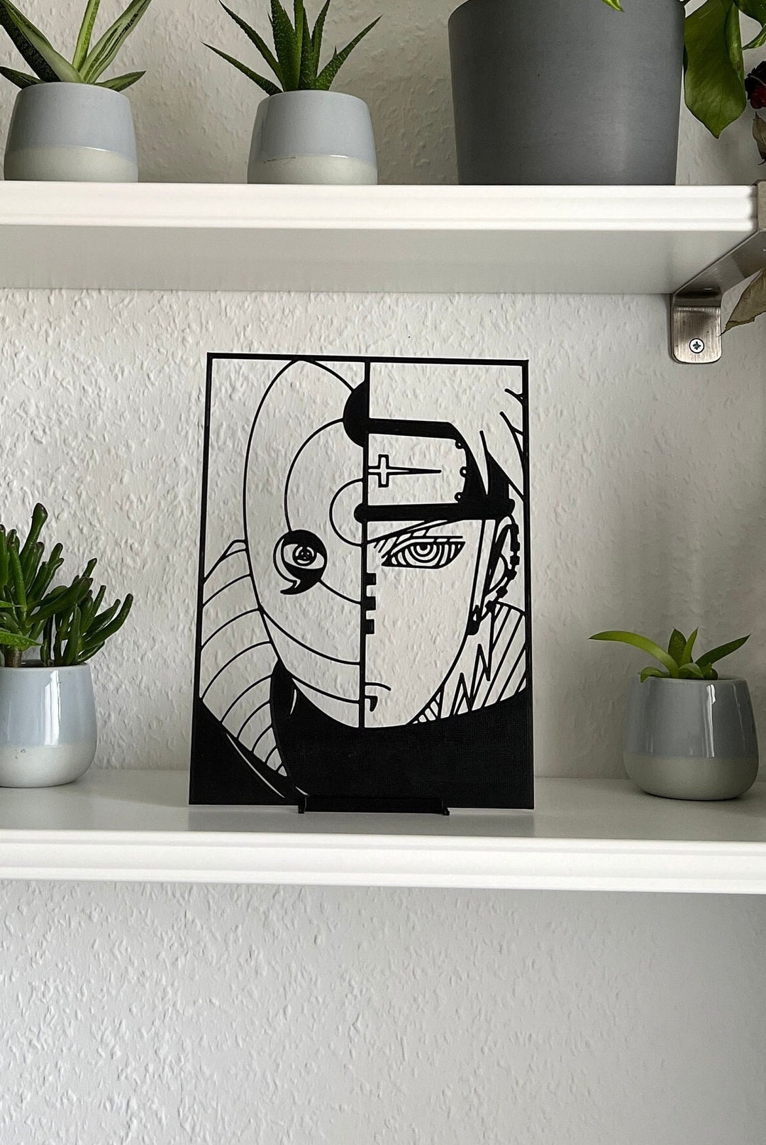 Naruto Obito and Pain Wall Art Wall Mural Naruto Shippuden Etsy