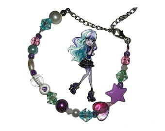 Goth vampire girl inspired bracelets, Zombie Girls, Twyla
