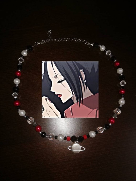 大崎ナナをモチーフにしたネックレス、土星アニメジュエリー、ナナ