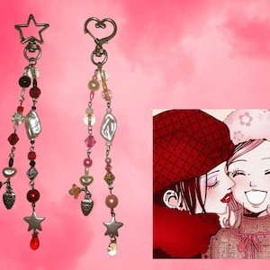 Nana & Hachi matching keychains