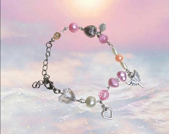 アクセサリー なーちゃん Hachi Inspired Necklace, Bracelet, Keychain, Phone Charm Set