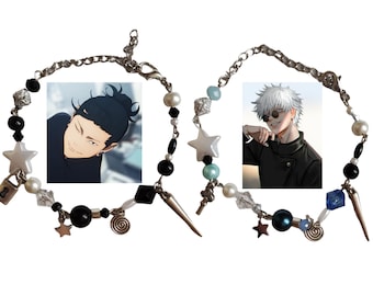 Gojo and Geto bracelets, Gojo Satoru, Geto Suguru, Satoru and Suguru