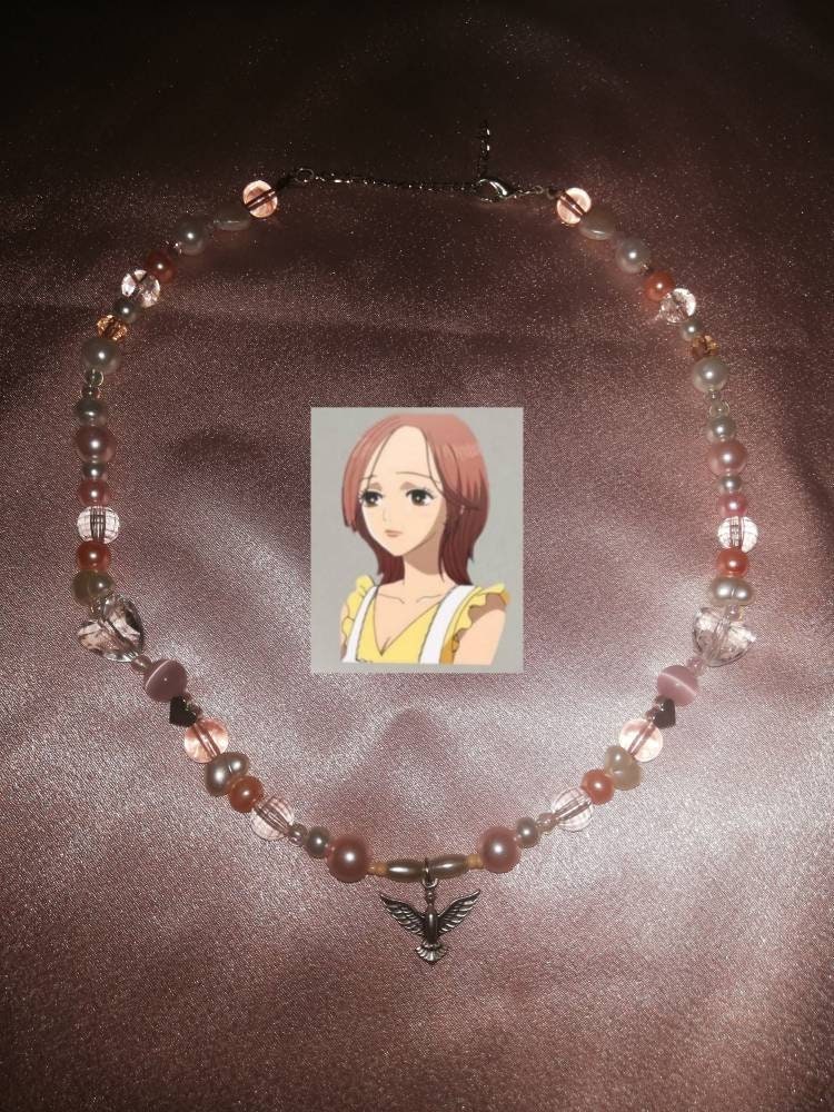 Hachi Inspired Beaded Necklace, Nana Komatsu Jewelry - Etsy