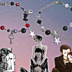 Nana Inspired Necklace, Keychain, Bracelet, Phone Charm Set