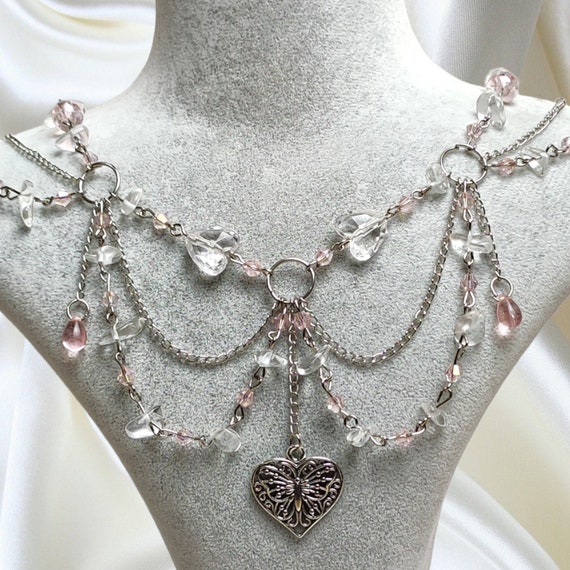 フェアリーグランジネックレス　handmade Y2K mcbring フェアリーグランジ ハンドメイド ネックレス