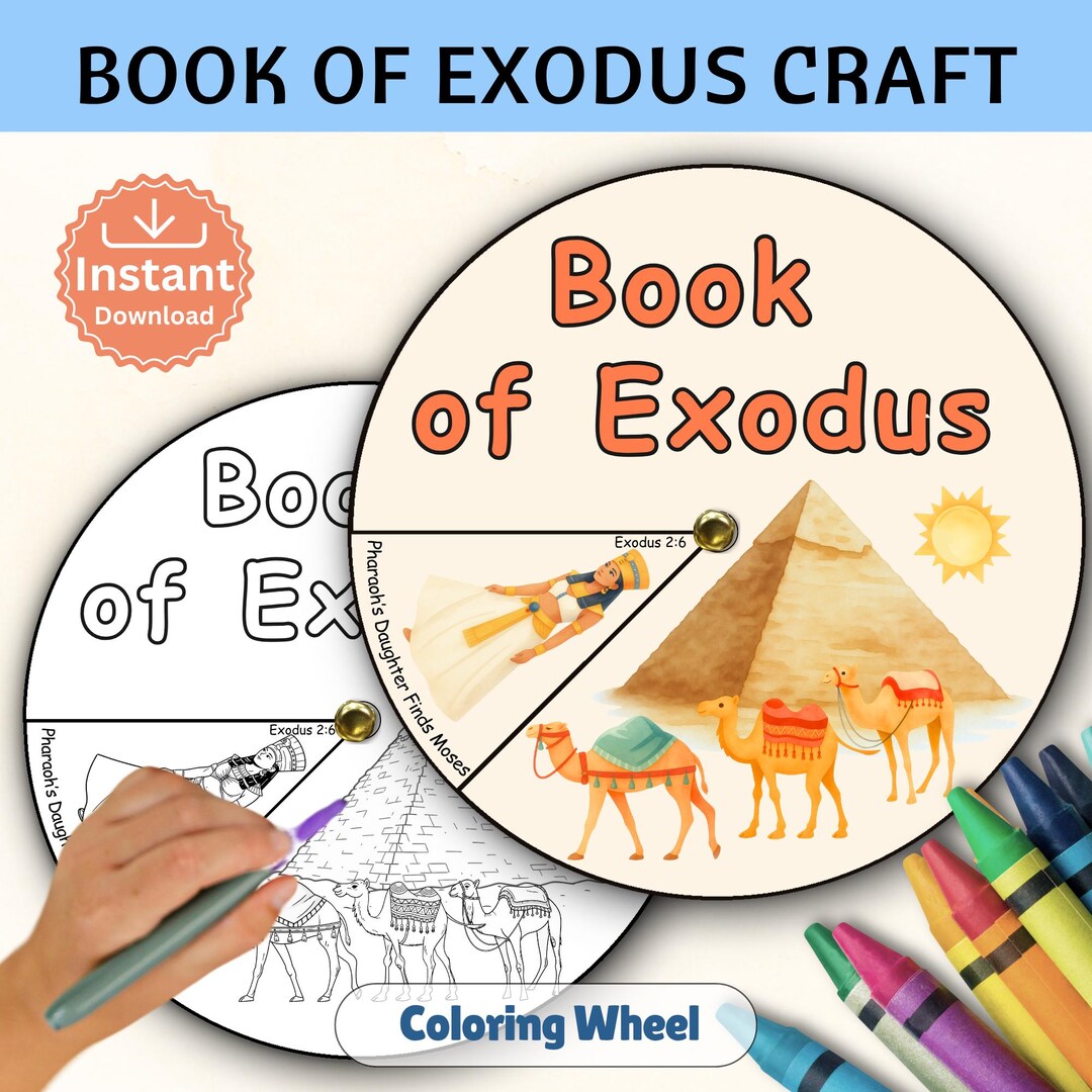 Book of Exodus Bible Craft for Kids | the Exodus Sunday School Activity ...