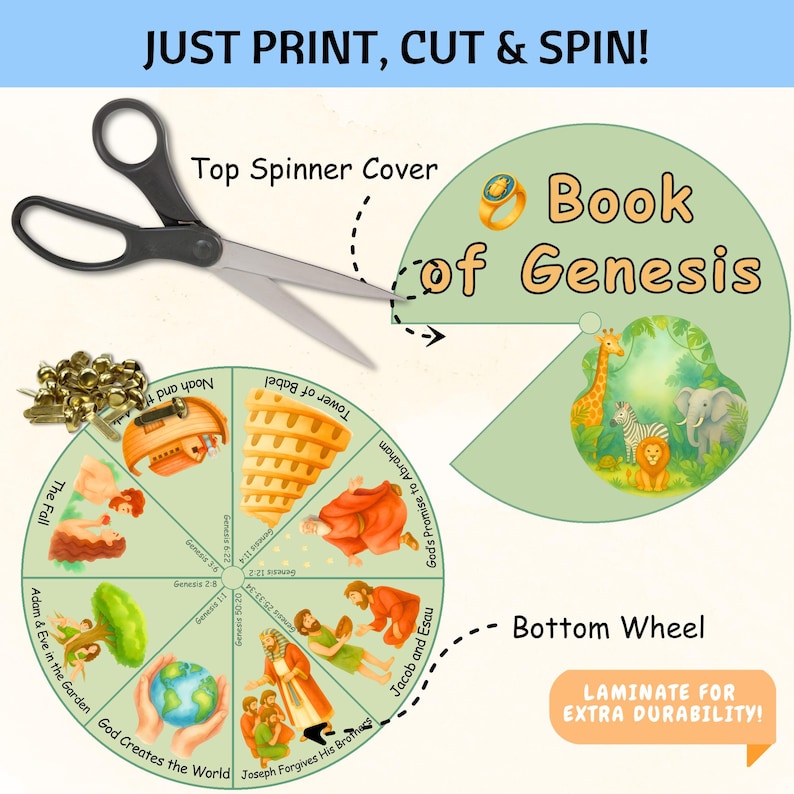 Book of Genesis Bible Story Craft | Creation Story Bible Lesson | Tower ...