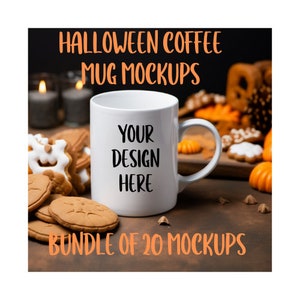Halloween Coffee Mug Mockup Bundle Latte Mug Mockups Fall Mug Mockup 12oz Mug Mockup Fall Mug Mockups Blank Mug Mockup Mug Mockup Bundle Mug
