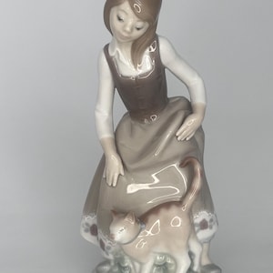 Lladro girl kittens - Etsy 日本