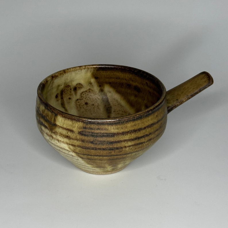 Vintage Anchor Pottery St Ives 1973 England Brown Ceramic Cup Etsy