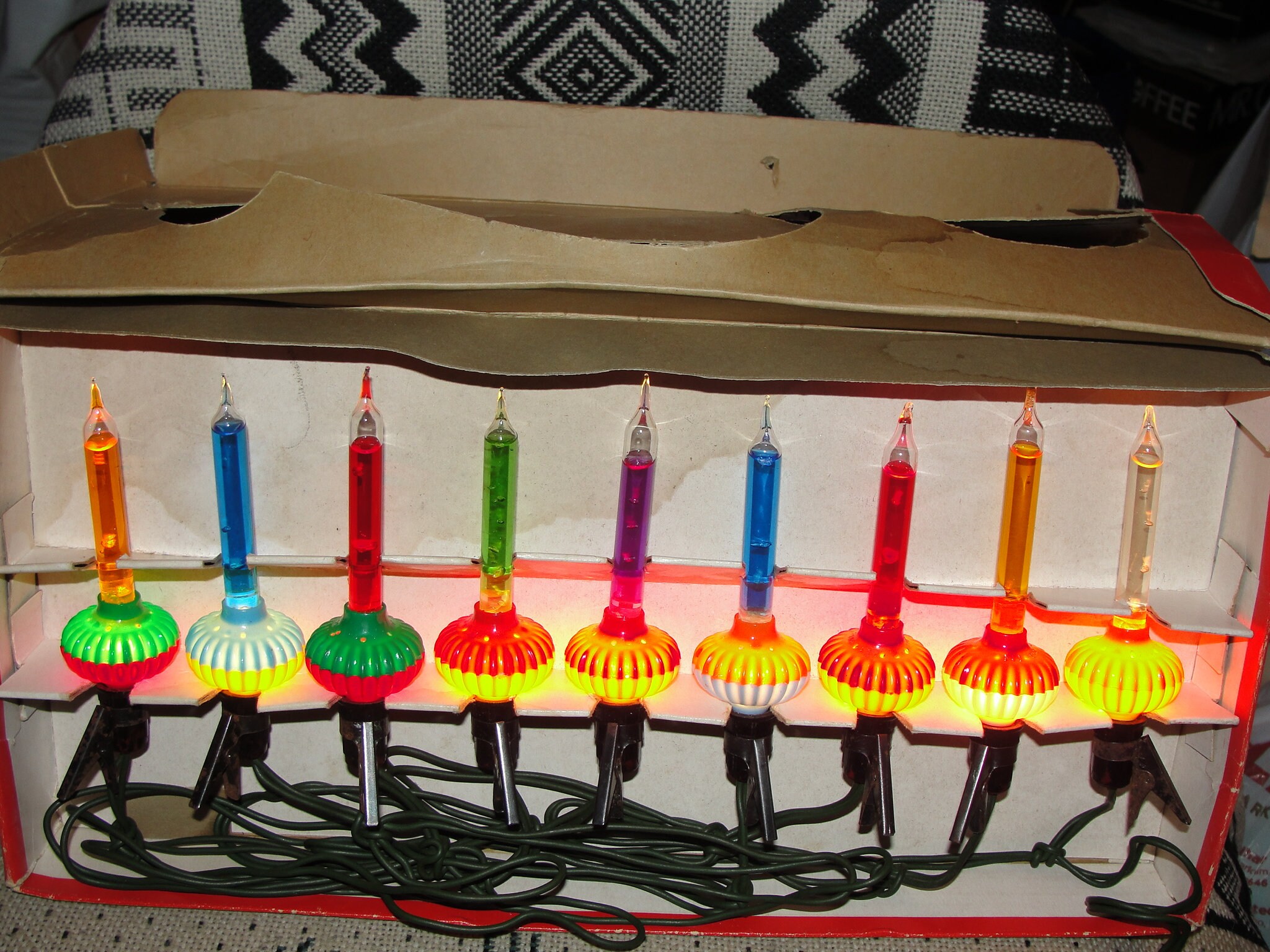 Vintage Noma Bubble Lights Set of 9 ALL Original W/rare Etsy