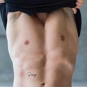 Sissy Temporary Tattoos (Set of 4) Gift for Her/Him
