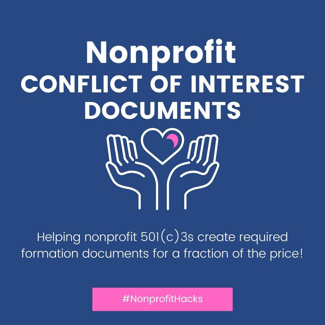 Nonprofit Conflict Of Interest Documents Policy Procedure Etsy nonprofit-conflict-of-interest-documents-policy-procedure-etsy