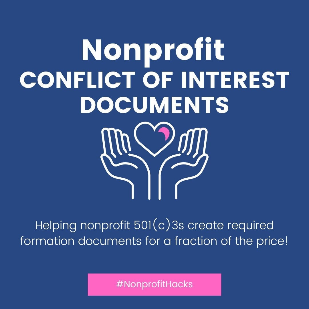 Nonprofit Conflict Of Interest Documents Policy Procedure Etsy nonprofit-conflict-of-interest-documents-policy-procedure-etsy