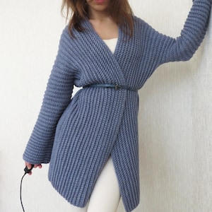 Cardigan Crochet Pattern, Easy Stitch Crochet Cardigan