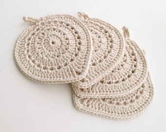Patrón de crochet de hojas suculentas