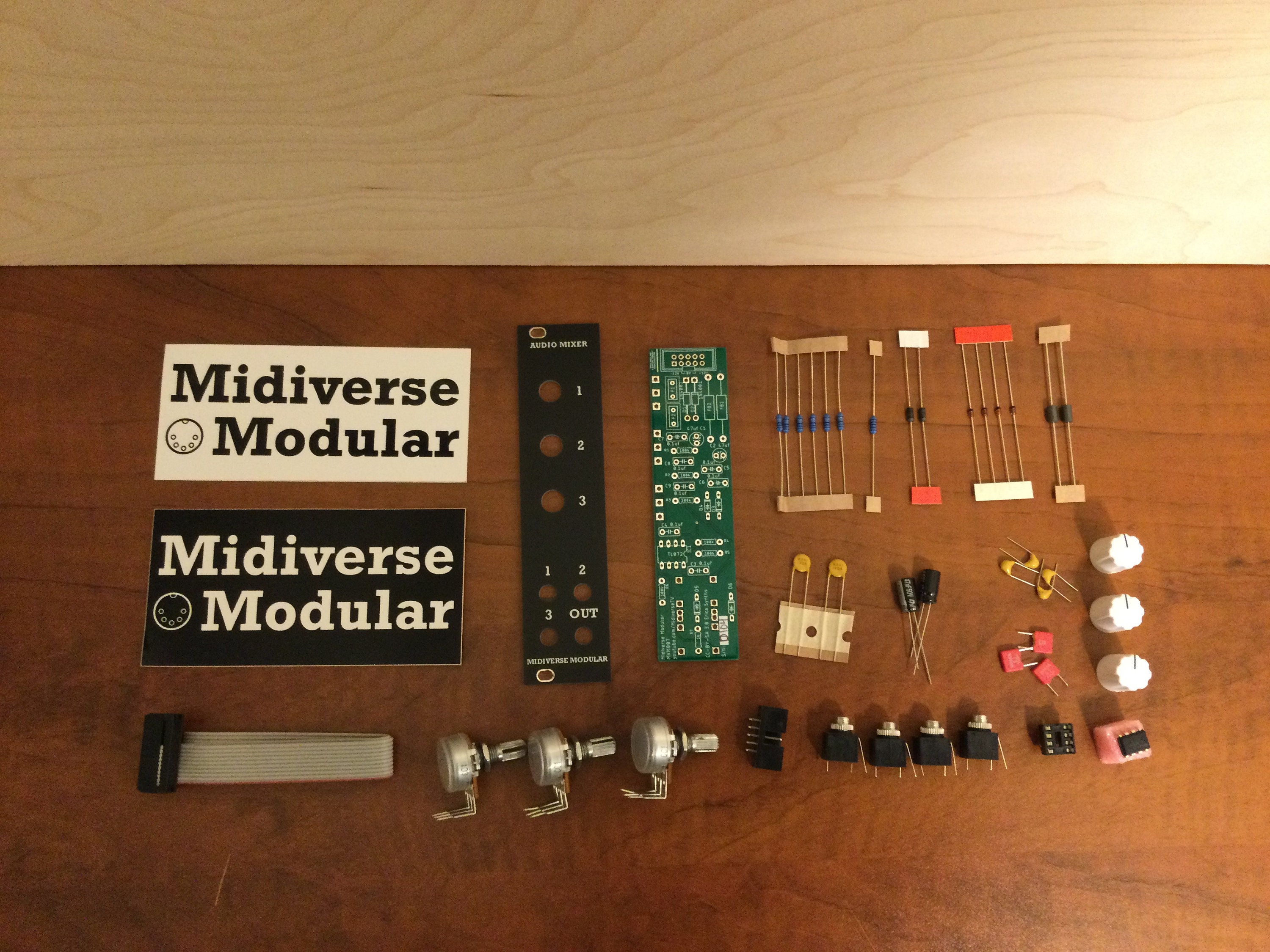 Midiverse Modular Audio Mixer Eurorack Etsy