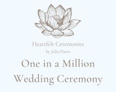 Unique & Modern Wedding Ceremony | Wedding Officiant Script