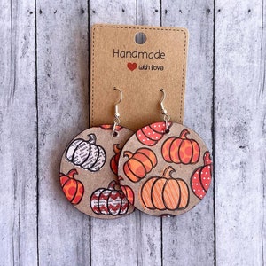 Pumpkin Earrings, Fall Earrings, Fall Gifts, Pumpkins, Pumpkin Jewelry, Autumn Earrings, Fall Season, Thanksgiving Jewelry, Thanksgiving