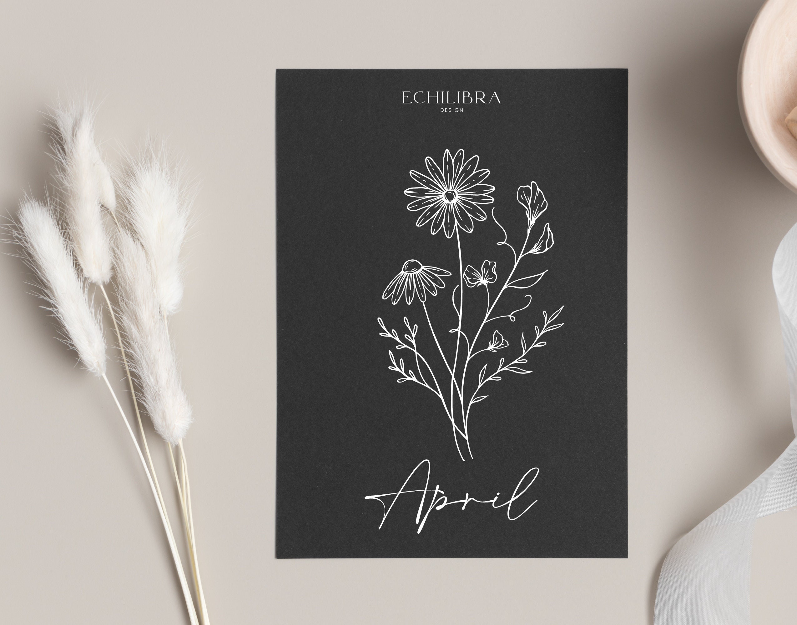 Procreate Flower Stamp Brushes, Birth Month Flowers Bouquets, Hand ...