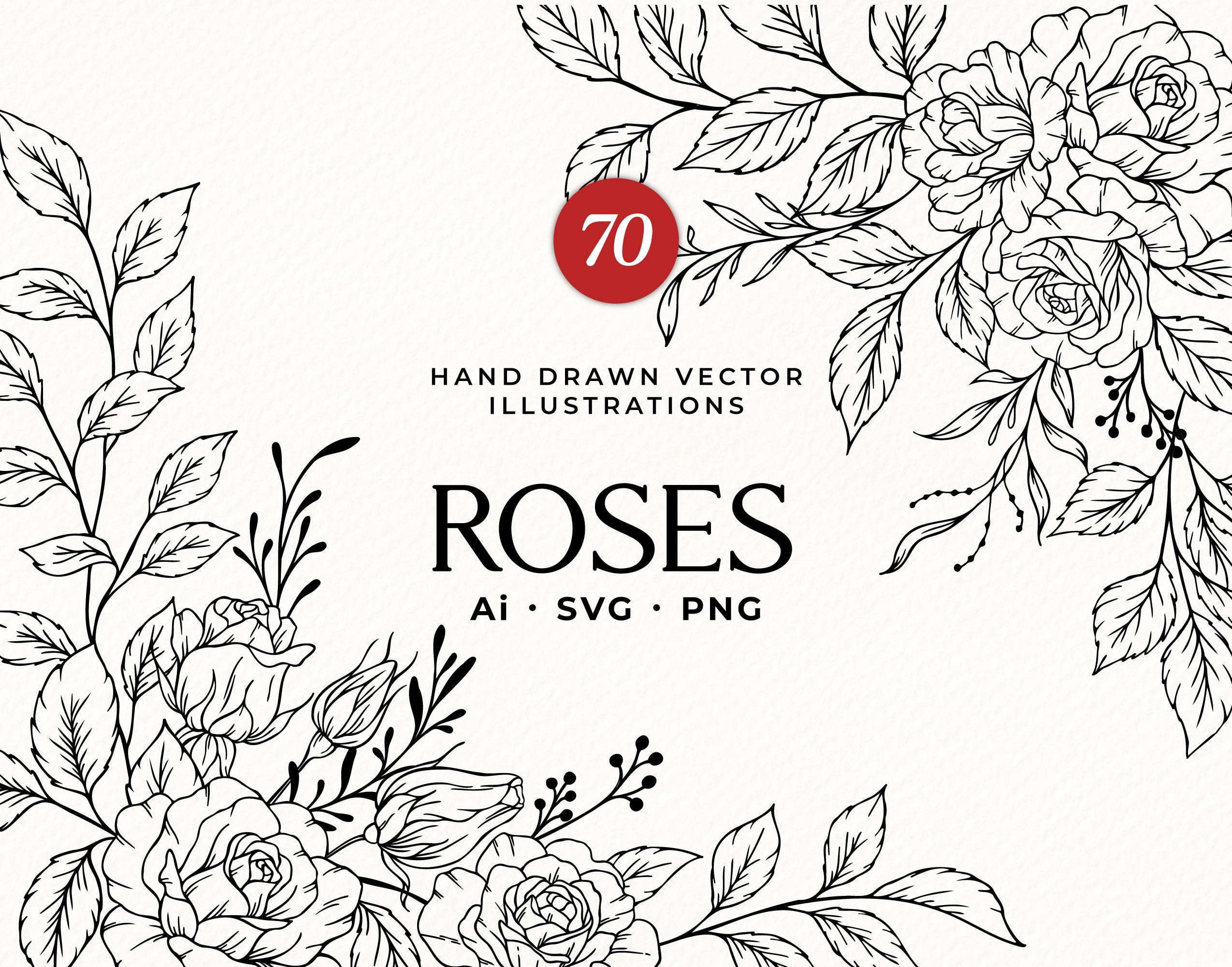 Rose and Vines Tattoo Ideas