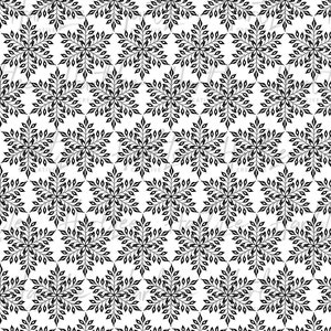 Snowflake Seamless Background Repeat • Winter Christmas Repeating Pattern • Scalable Vector • Adobe Illustrator • PNG