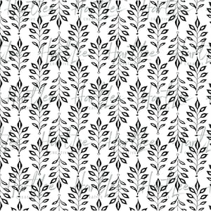 Leaf Floral Repeating Pattern • Leaves Seamless Background Repeat • Scalable Vector • Adobe Illustrator • PNG