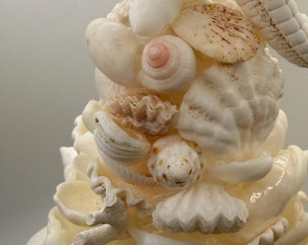 Luxury coastal seashell tree  Handcrafted signature centerpiece