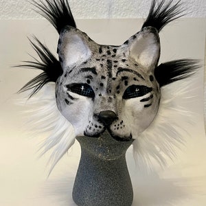 Therian Mask Snow Leopard - Etsy