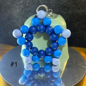 Kandi Star Bead Keychains