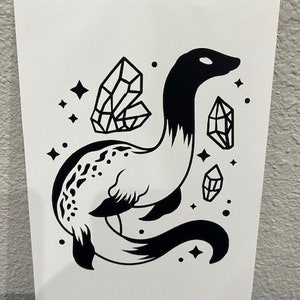 Loch Ness Monster Wall Art (5x7)