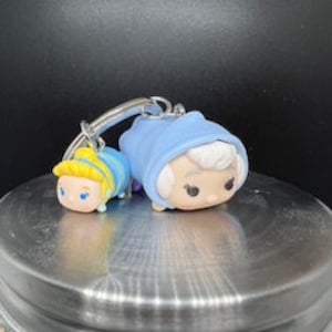 FairyGod Mother and Cinderella keychain