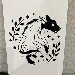 Chupacabra Wall Art (5x7)